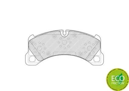 Тормозные колодки FERODO FDB4717