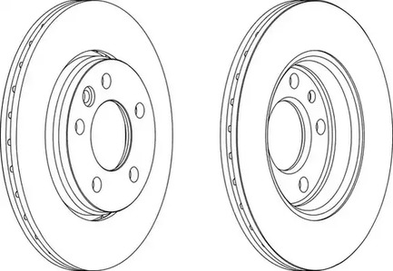 Диск тормозной FERODO DDF1286C
