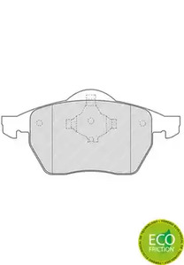 Комплект тормозных колодок дискового тормоз premier eco friction