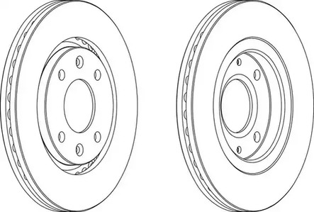 Диск тормозной FERODO DDF870