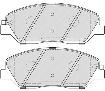 Комплект тормозных колодок дискового тормоз premier eco friction FERODO FDB4111