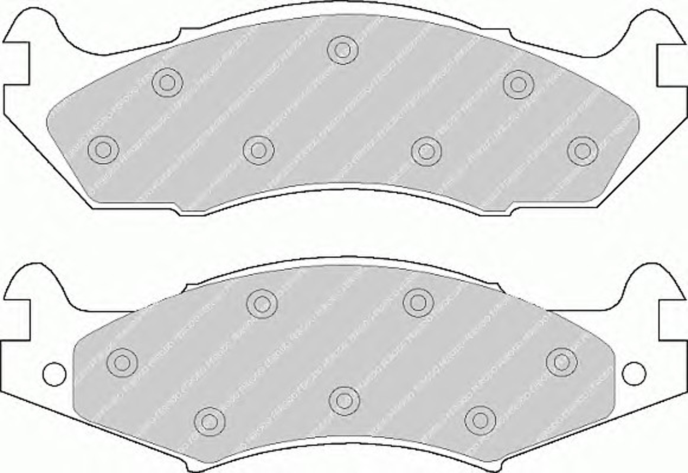 Колодки тормозные дисковые FERODO FDB920