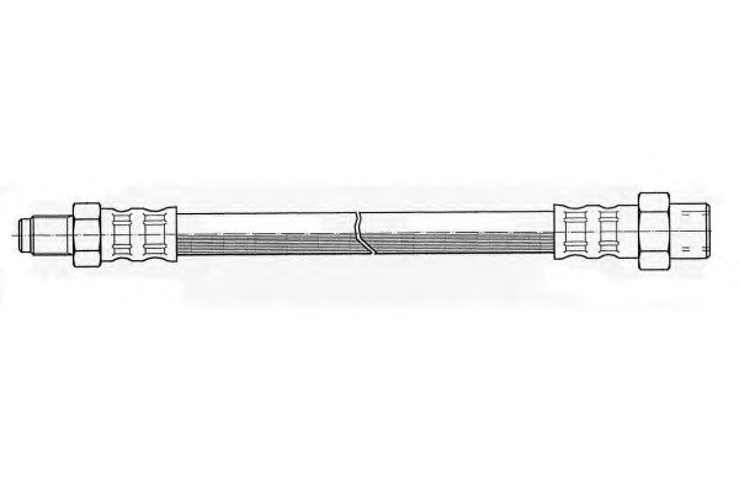 Шланг тормозной FERODO FHY2024