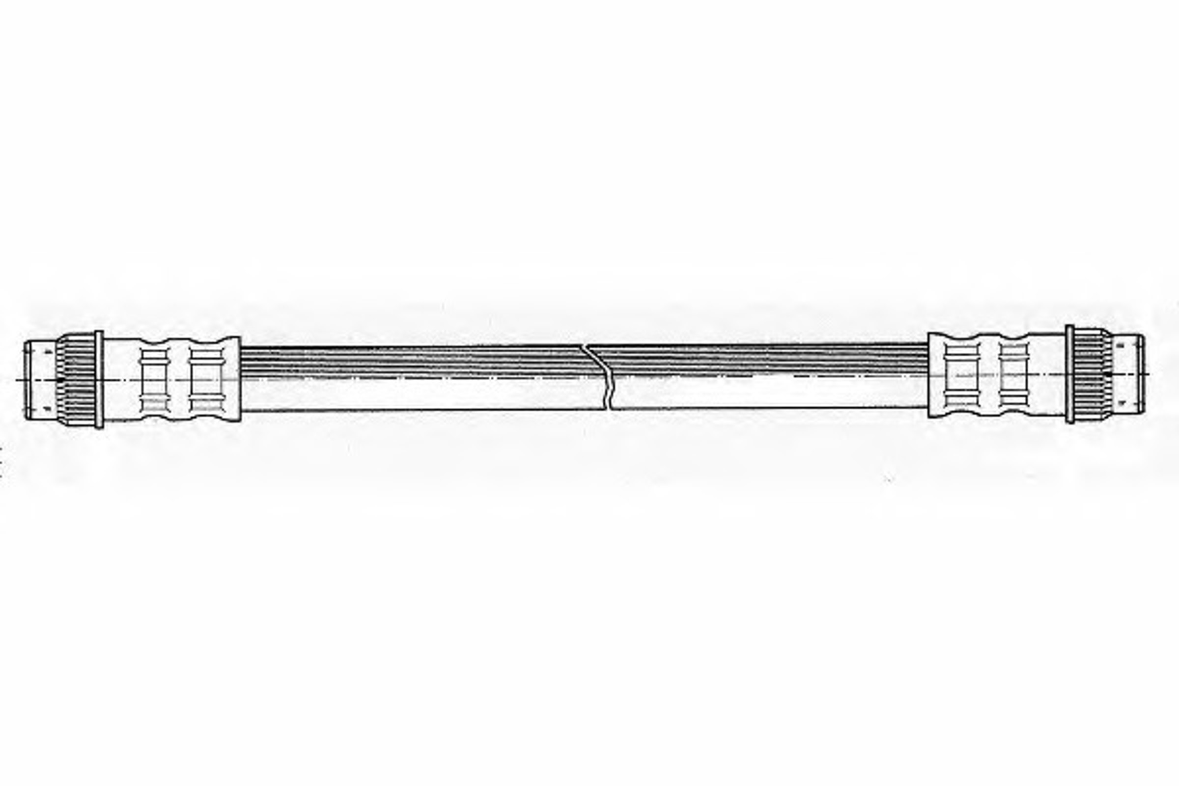 Шланг тормозной FERODO FHY2156