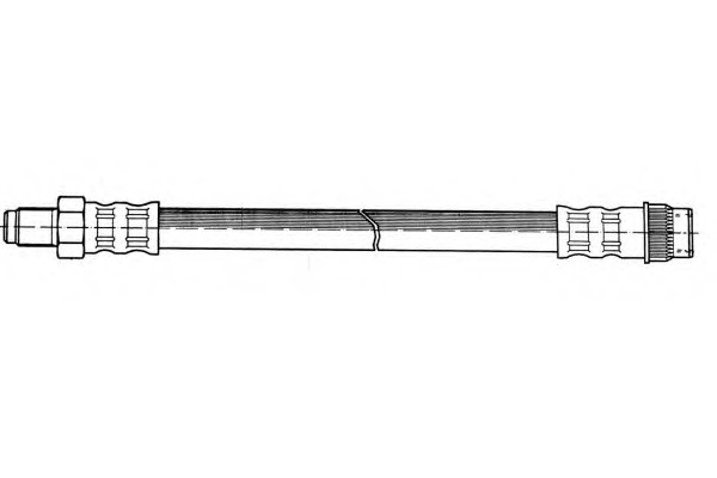 Шланг тормозной FERODO FHY2203