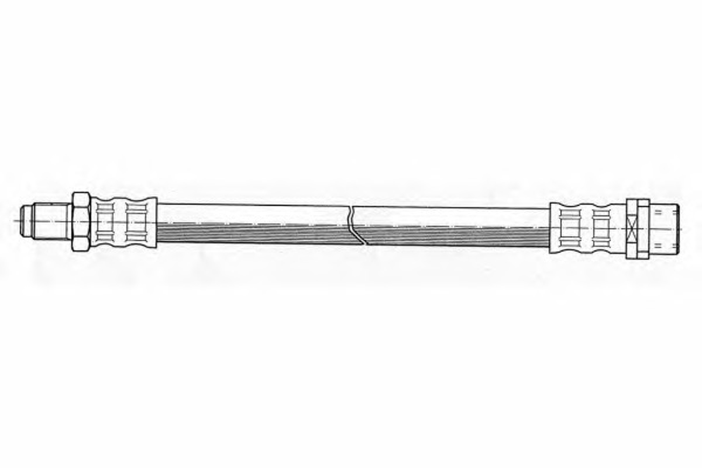 Шланг тормозной FERODO FHY2253