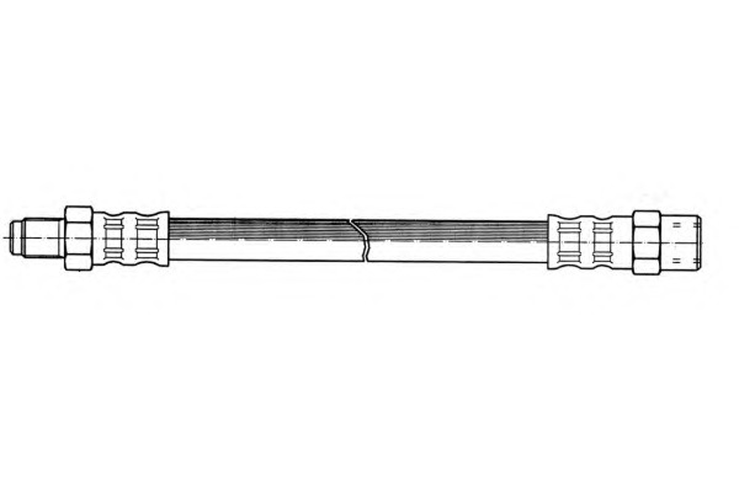 Шланг тормозной FERODO FHY2258