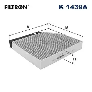 Воздушный фильтр салона filtron (без рамки) FILTRON K 1439A
