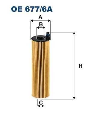 Масляный фильтр filtron FILTRON OE 677/6A