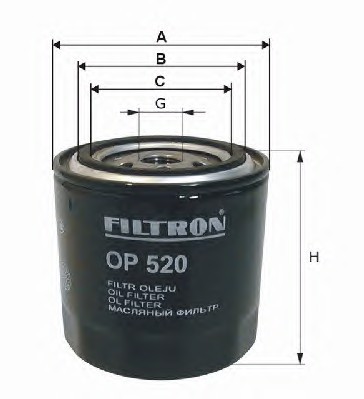 Масляный фильтр FILTRON OP 617