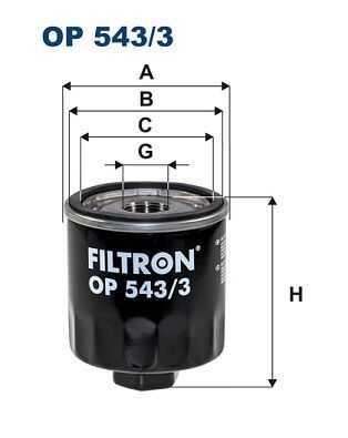 Фильтр масляный FILTRON OP543/3