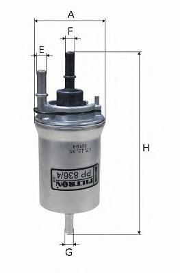 Топливный фильтр FILTRON PP 836/6