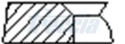 Кольца двс поршневые (к-т на 1 поршень) FRECCIA FR10-073600