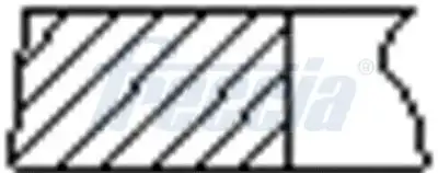 Кольца двс поршневые (к-т на 1 поршень) FRECCIA FR10-200700