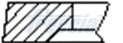 Кольца двс поршневые (к-т на 1 поршень) FRECCIA FR10-209000
