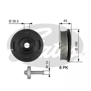 Запчасть GATES TVD1041A