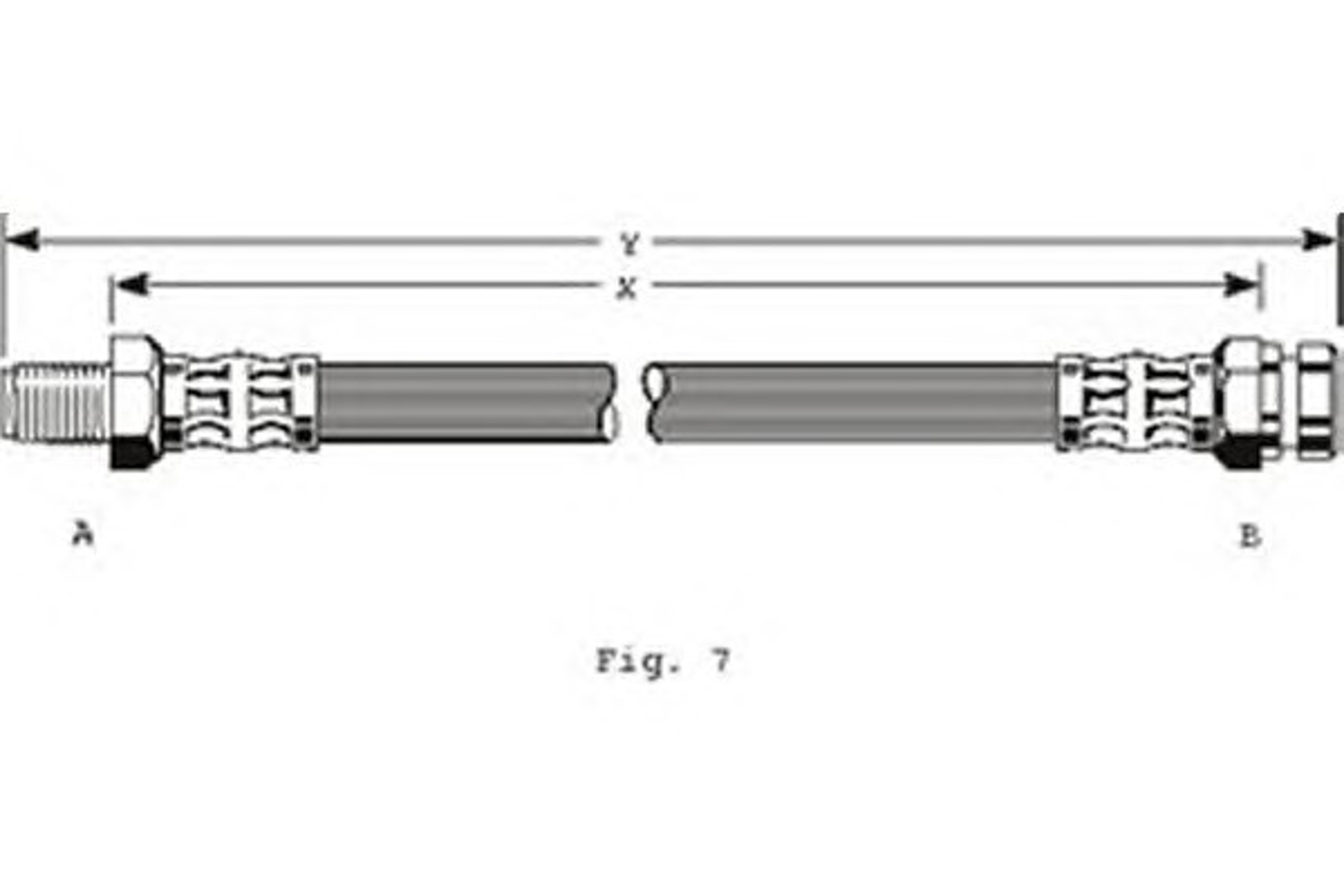 Шланг тормозной GIRLING 9002254