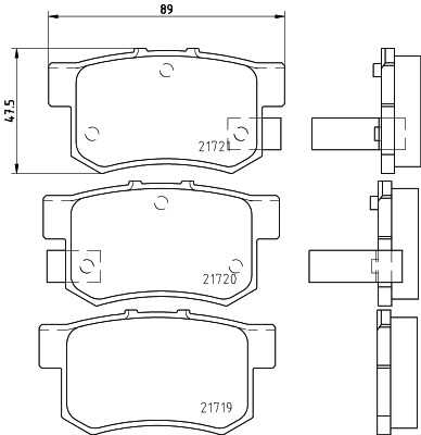 Тормозные колодки дисковые HELLA/BEHR/PAGID 8DB355027-801