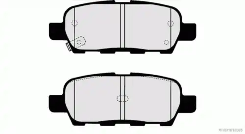 Тормозные колодки HERTH+BUSS JAKOPARTS J3611044