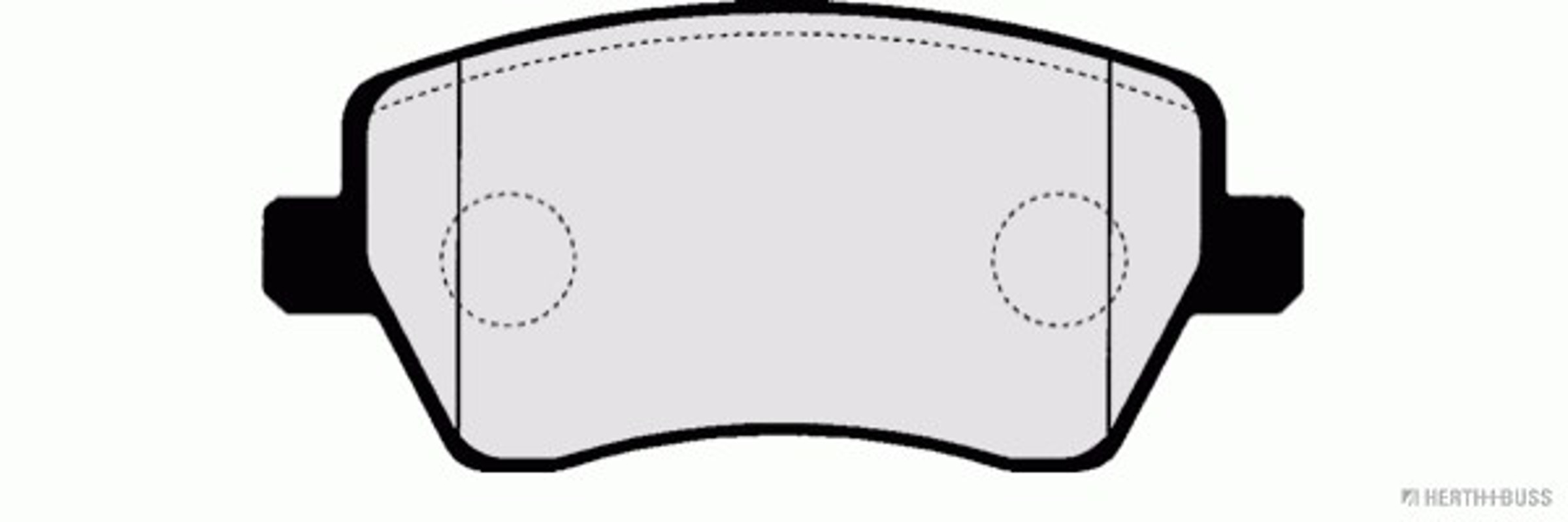 Колодки тормозные дисковые HERTH+BUSS JAKOPARTS J3601085