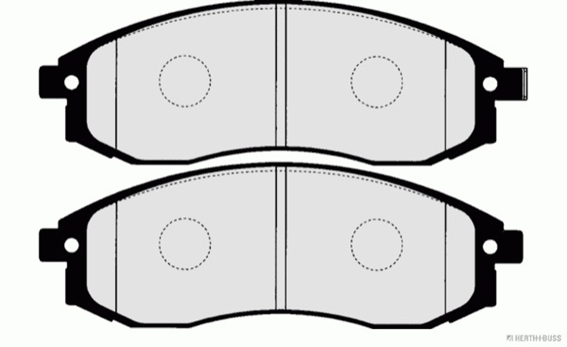 Колодки тормозные дисковые HERTH+BUSS JAKOPARTS J3605061