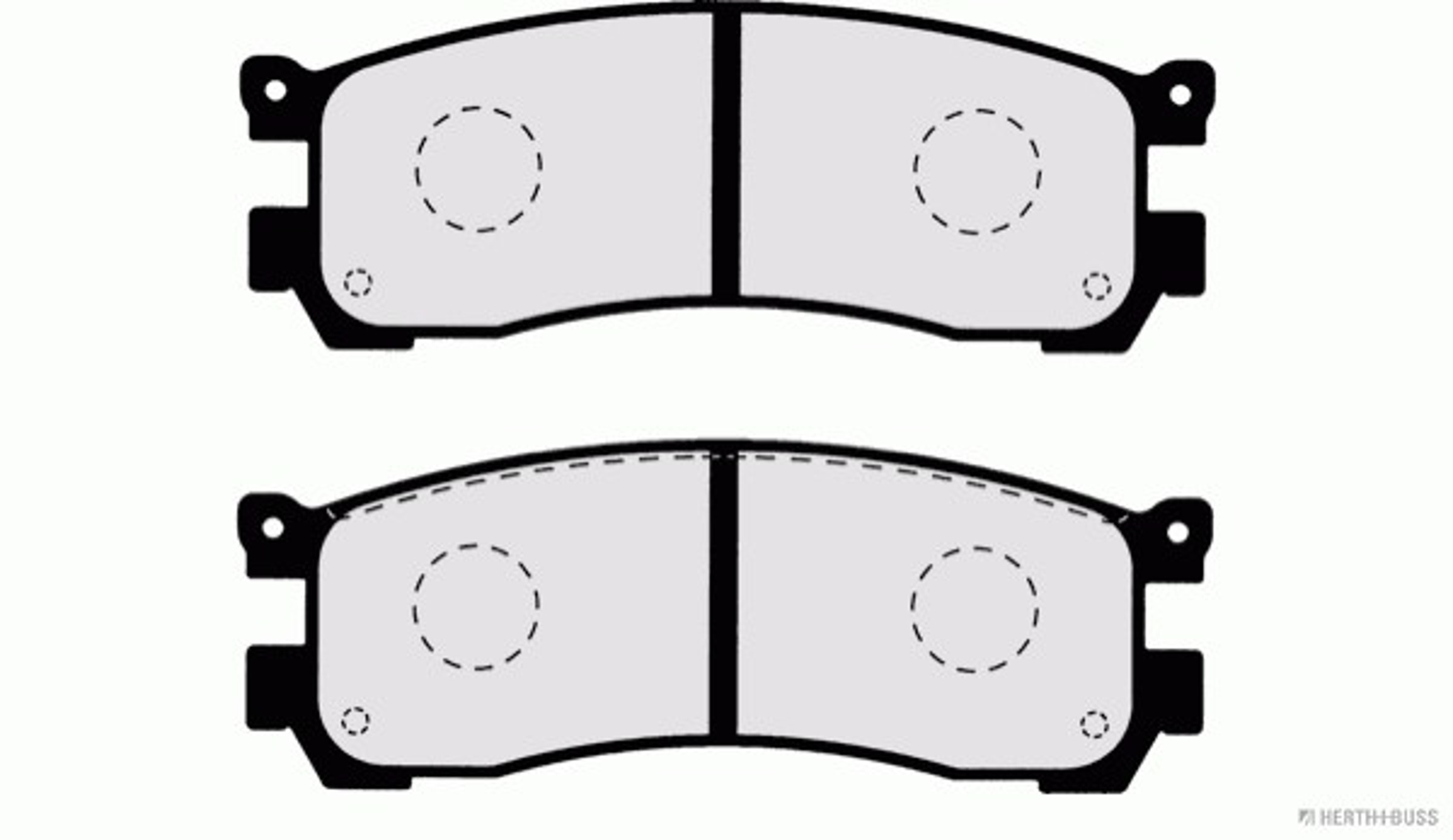 Колодки тормозные дисковые HERTH+BUSS JAKOPARTS J3613010