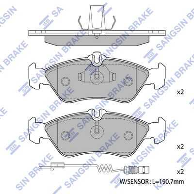 Тормозные колодки дисковые HI-Q SP1274