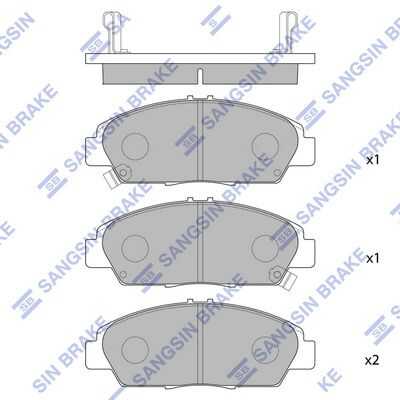 Тормозные колодки дисковые HI-Q SP1431