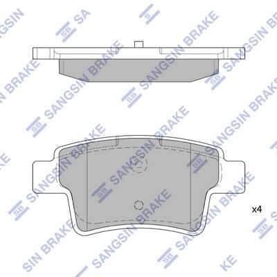 Колодки дисковые задние HI-Q SP1831