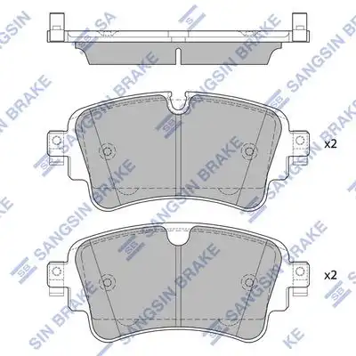 Sp4112 колодки дисковые задние HI-Q SP4112