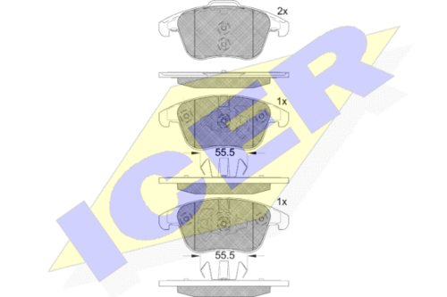 182231-203 2110592 ford mondeo v (cd) 09.2012- f ICER 182231-203