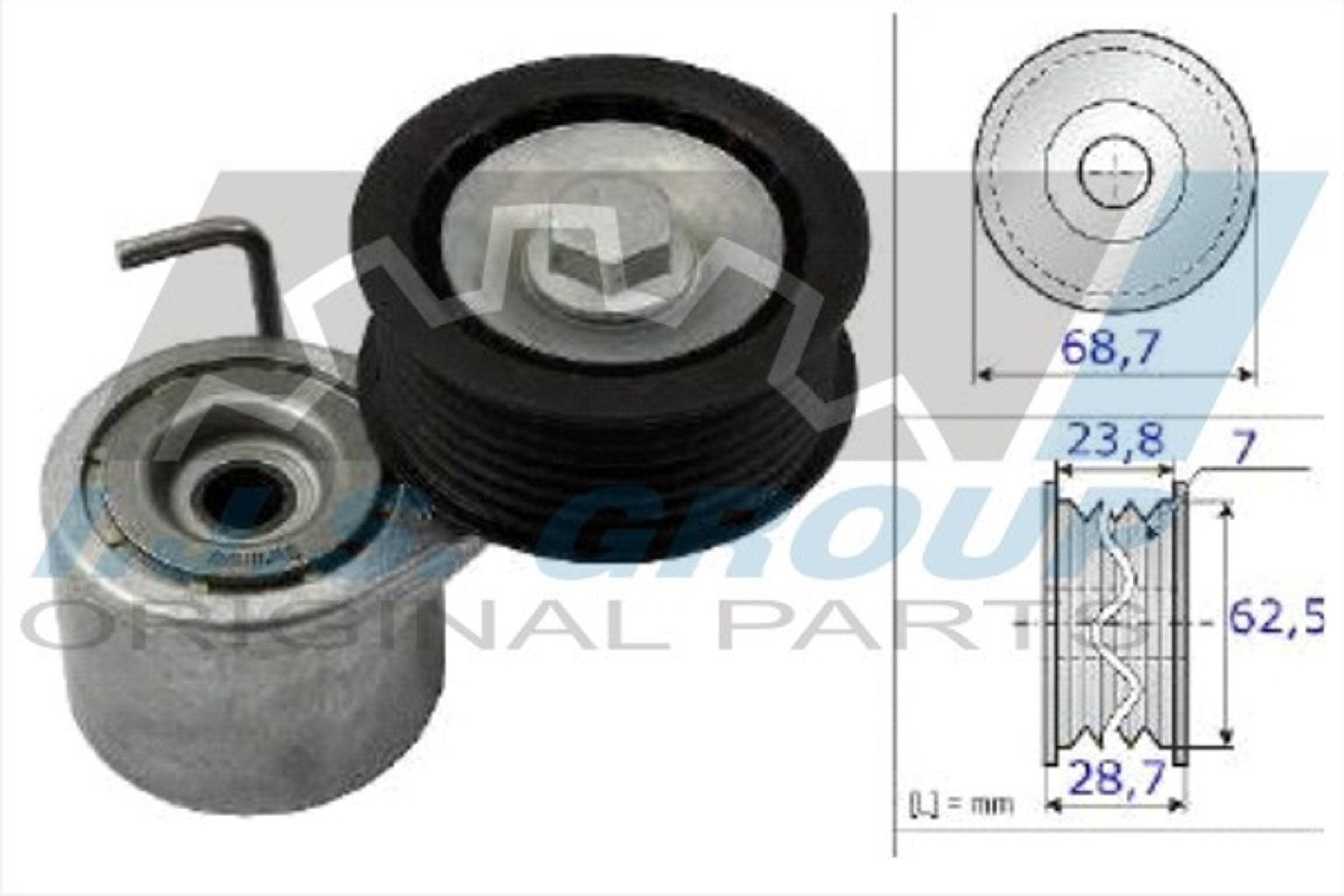 Натяжитель поликлинового ремня IJS GROUP 93-2459