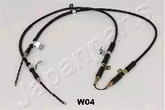 Трос стояночного тормоза JAPANPARTS BC-W04