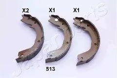 Колодки тормозные барабанные JAPANPARTS GF-513AF