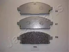 Тормозные колодки JAPANPARTS PA-154AF