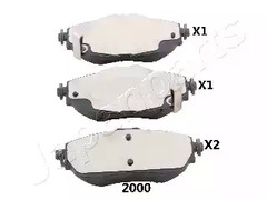 Тормозные колодки JAPANPARTS PA-2000AF