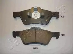 Тормозные колодки JAPANPARTS PA-315AF