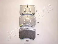 Тормозные колодки JAPANPARTS PA-326AF