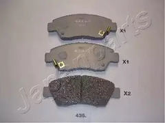 Тормозные колодки JAPANPARTS PA-435AF