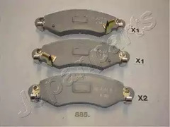 Тормозные колодки JAPANPARTS PA-885AF