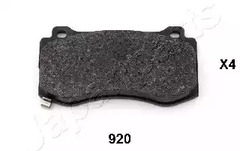 Колодки тормозные дисковые передн JAPANPARTS PA-920AF
