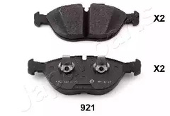Колодки тормозные дисковые передн JAPANPARTS PA-921AF
