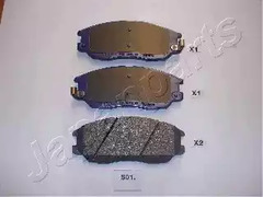 Тормозные колодки JAPANPARTS PA-S01AF