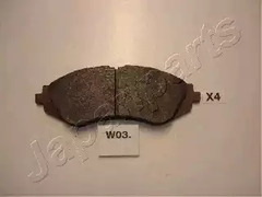 Тормозные колодки JAPANPARTS PA-W03AF