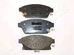 Колодки тормозные дисковые JAPANPARTS PA-W13AF