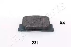 Тормозные колодки JAPANPARTS PP-231AF