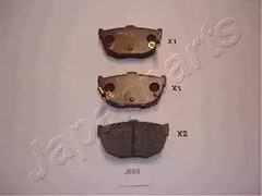 Тормозные колодки JAPANPARTS PP-595AF