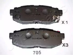 Тормозные колодки JAPANPARTS PP-705AF