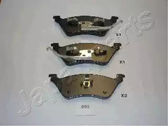 Тормозные колодки JAPANPARTS PP-993AF
