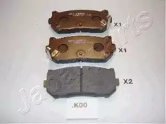 Тормозные колодки JAPANPARTS PP-K00AF